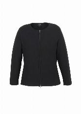 Eh Ladies Zip Cardigan With Emb 